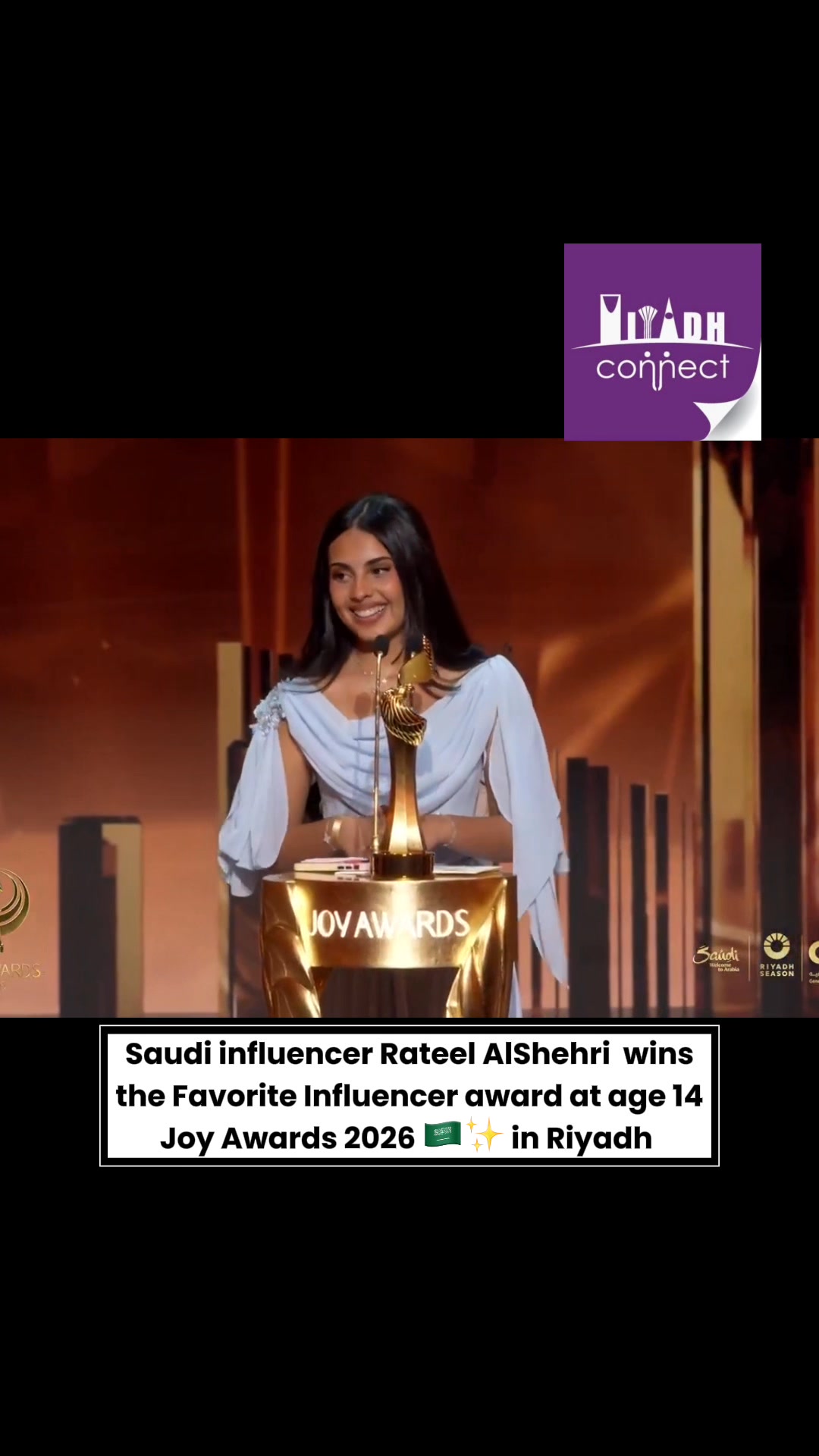‎Saudi influencer Rateel AlShehri wins the Favorite Influencer award at ...