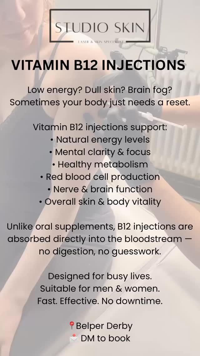 vitamin b12 injections in derby Studio Skin exclusion how often to inject helping to maintain overall Size:10 ml