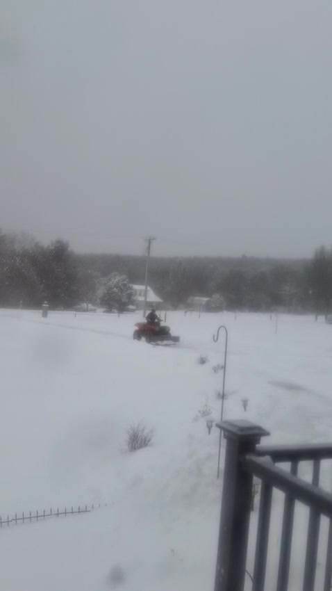 About 6 inches snow in alleghany | Jaime Lopez | Facebook