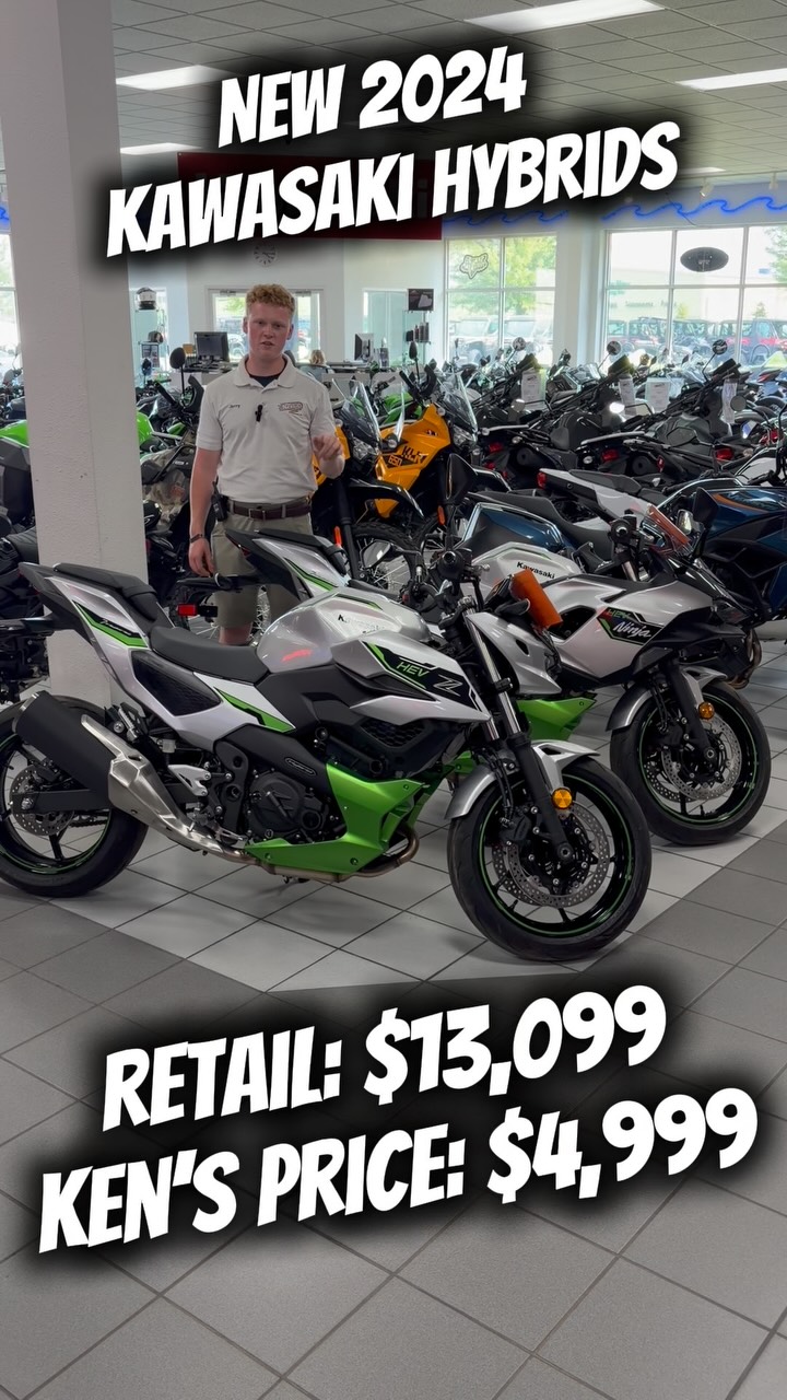 のすぽ Save over $8,000 on the 2024 Kawasaki Ninja 7 Hybrid ABS and Z7