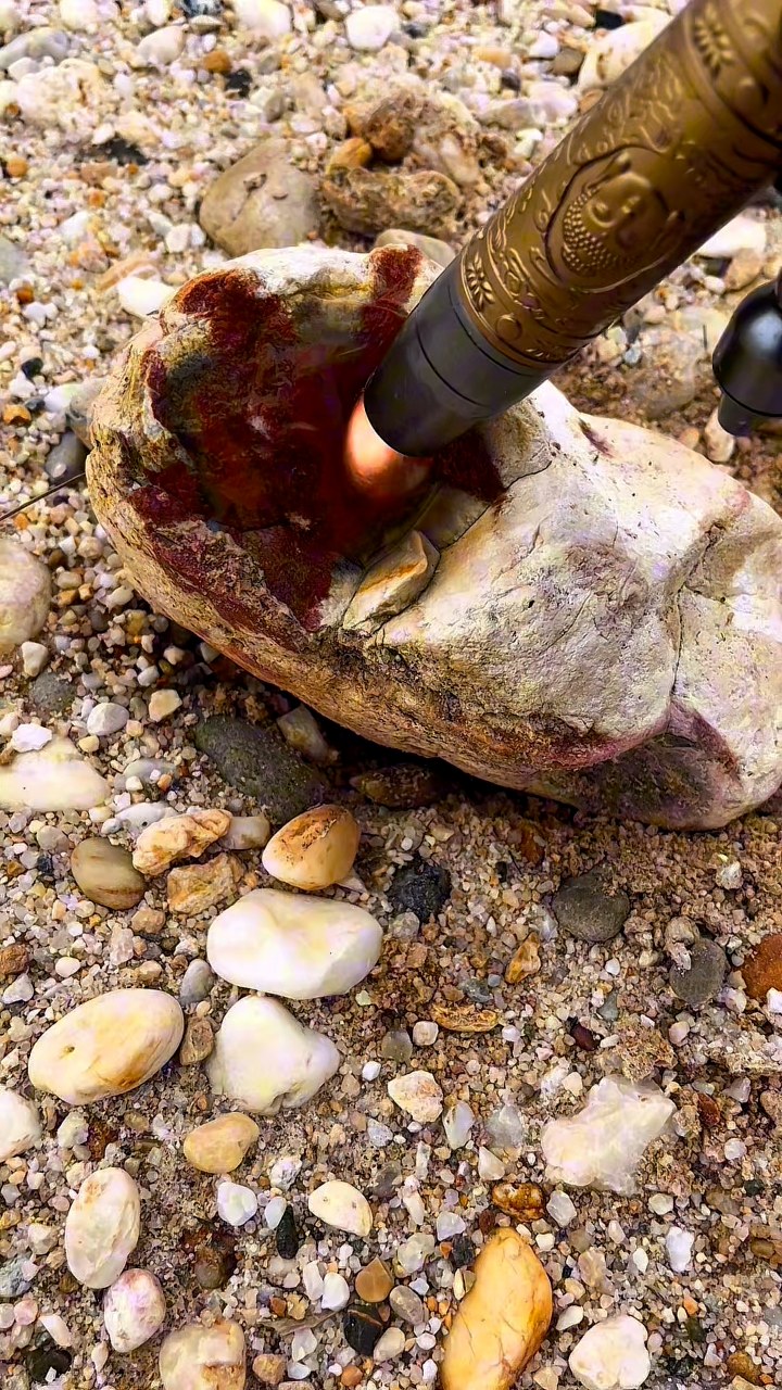 Digging up $999 worth of rocks, on a cliff from a former gold mine # ...