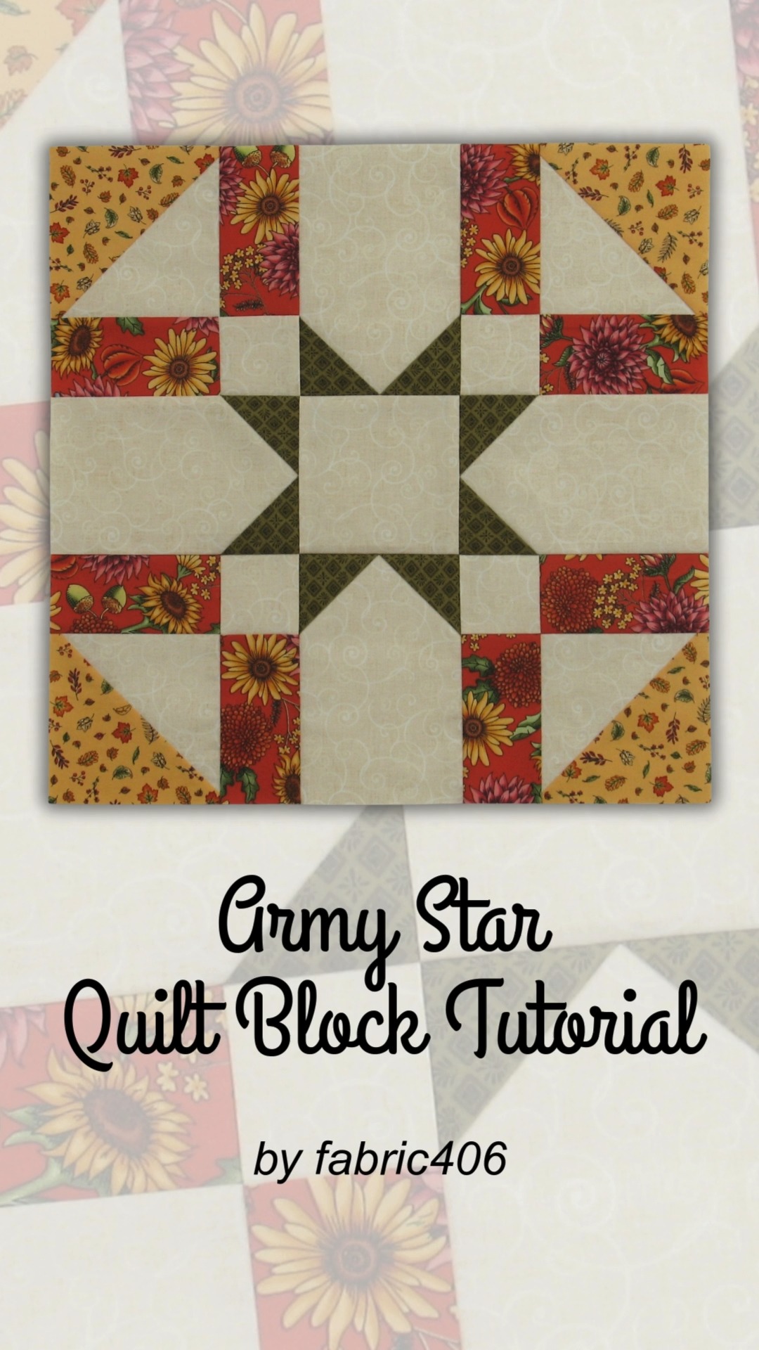 Bold, classic, and endlessly versatile, the Army Star quilt block is a ...