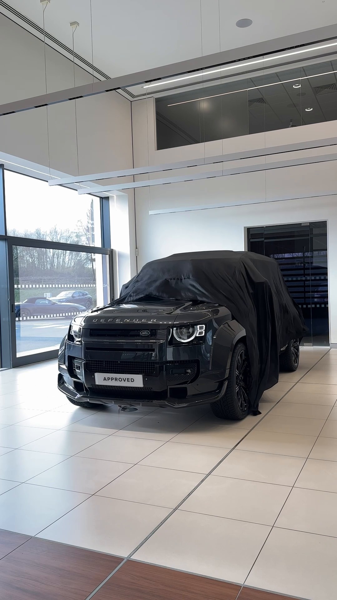 Defender, elevated with carbon fibre details. Click to learn more