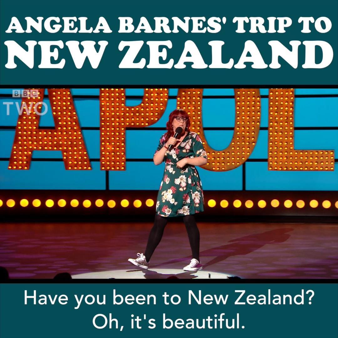 Bbc Two Angela Barnes Trip To New Zealand Live At The Apollo Facebook