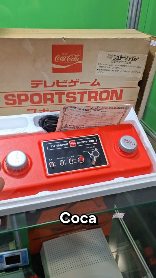 Já viram o videogame da Coca-Cola? 🕹 O nome desse console é