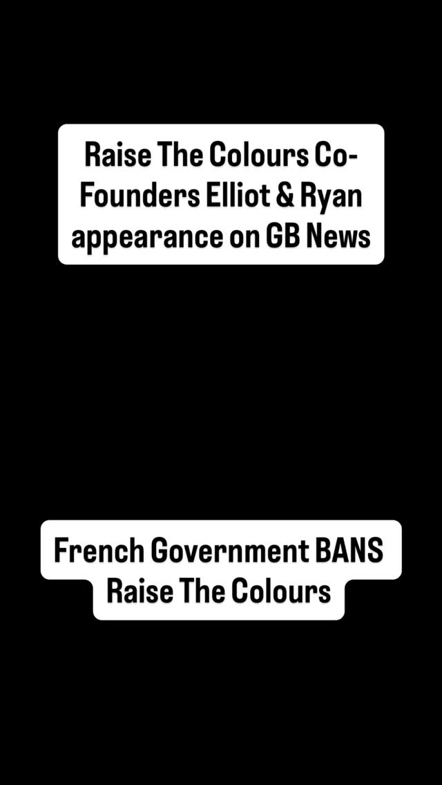 Raise The Colours Co Founders Elliot and Ryan Appear On GB News To ...