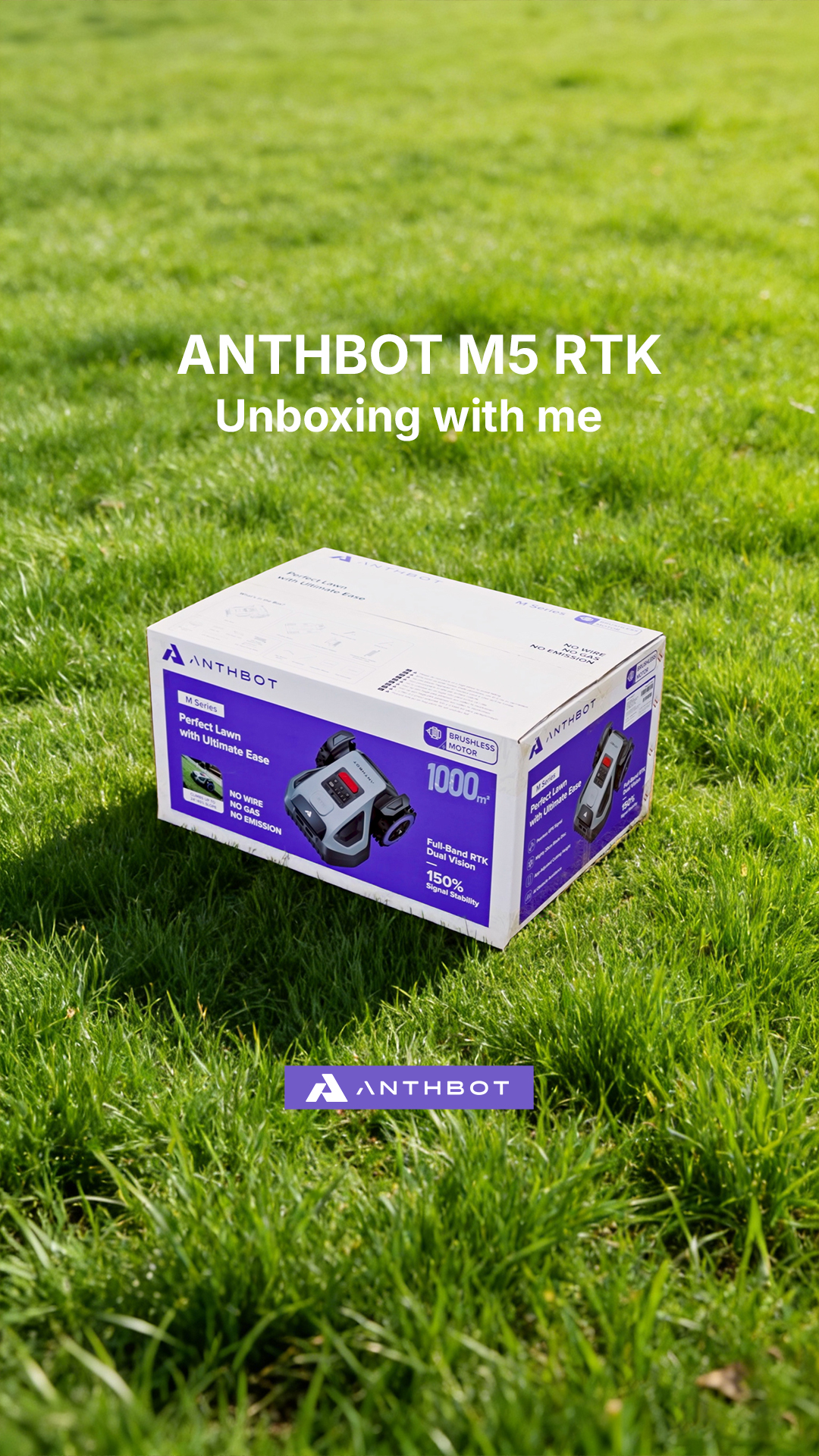 Unboxing the ANTHBOT M5 RTK with me 📦🤖 From sealed box to lawn-ready in ...