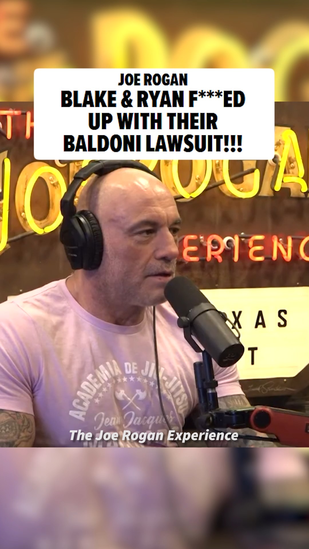 #JoeRogan is riding hard for #JustinBaldoni ... tearing into # ...
