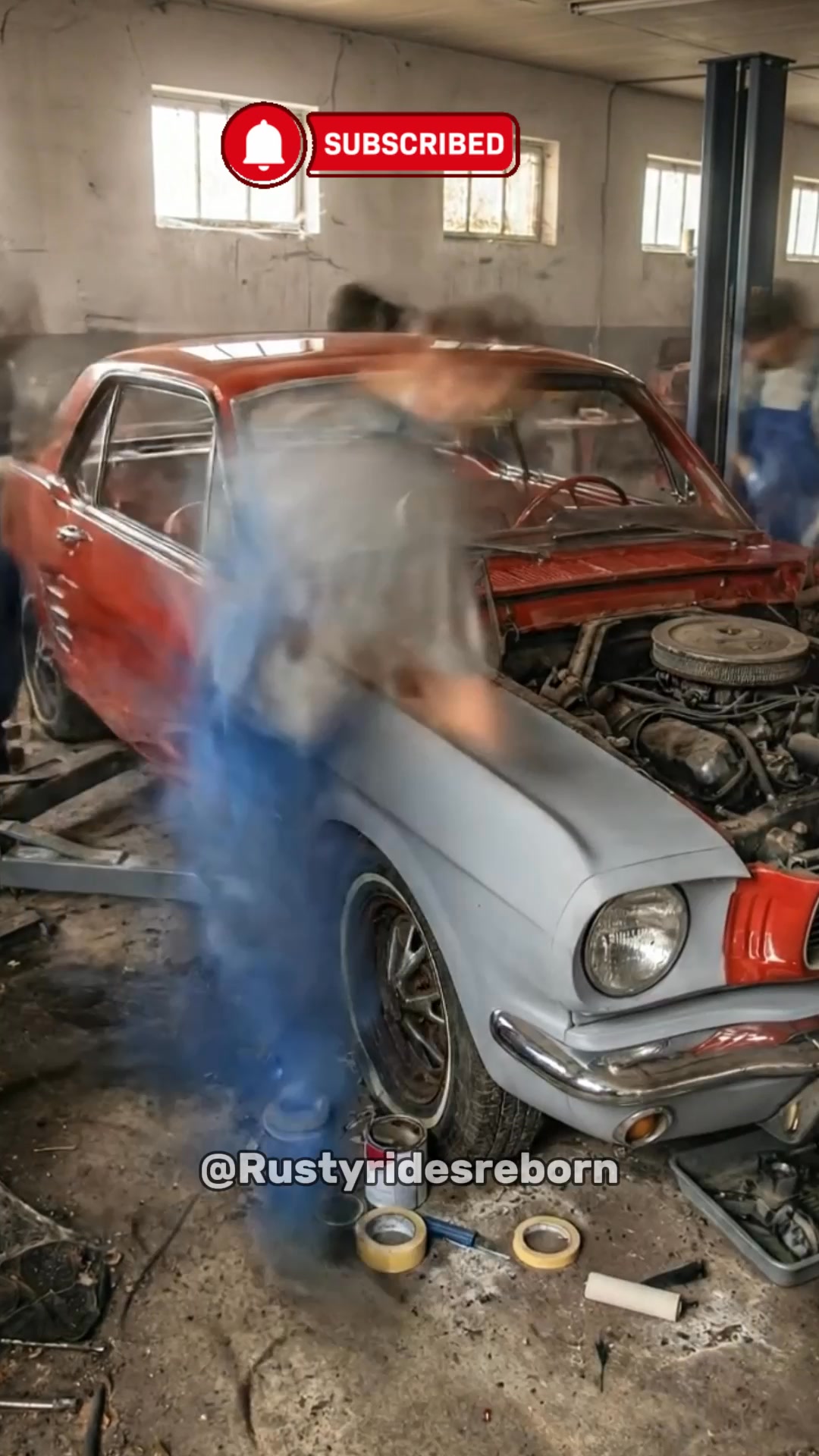 #ASMR #CarRestoration #1965Mustang] | Rusty Rides Reborn | Facebook