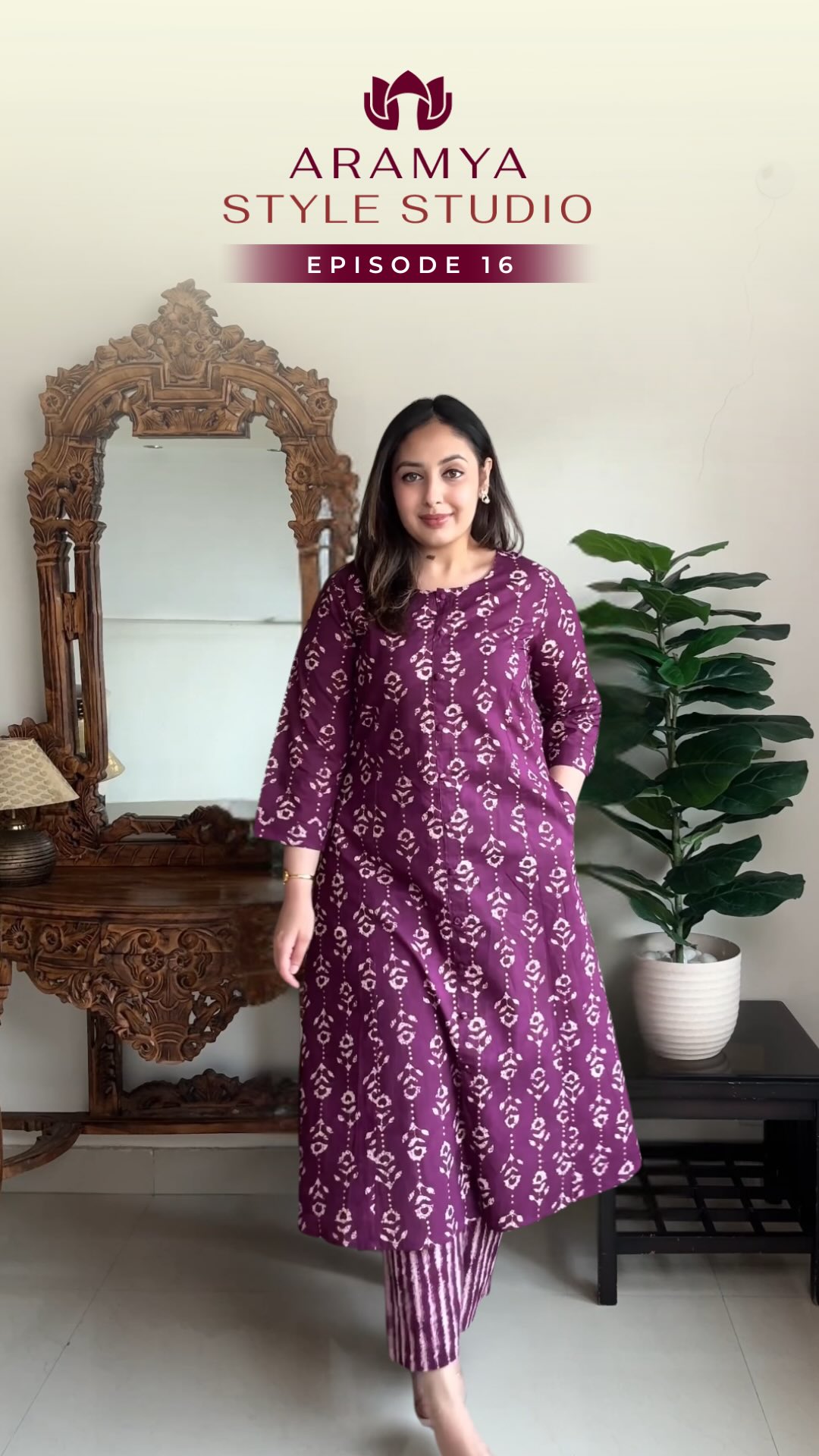 ladies kurta dress One set, styled in two different ways ✨, Because styling isn’t about having more clothes — it’s about discovering more ways to wear what you already love 💛, Comment “LINK” to get our bestsellers stylish ladies kurta design
