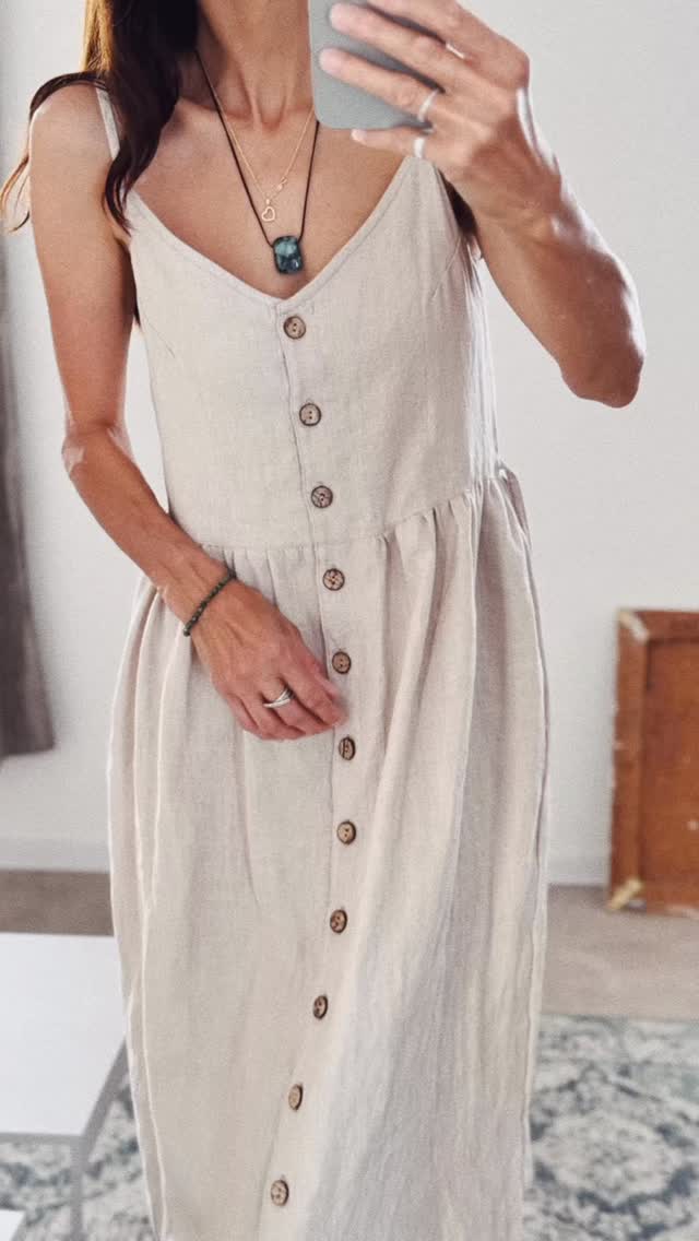 simply grey linen dress New in!😊 slip FRIDA 🌸, #linenclothingforwomen #ethicalfashion #udrzitelnamoda #timelessfashion #linendress #slipdress #shopsmall #linenfashion | Simplygreylife casual linen dresses