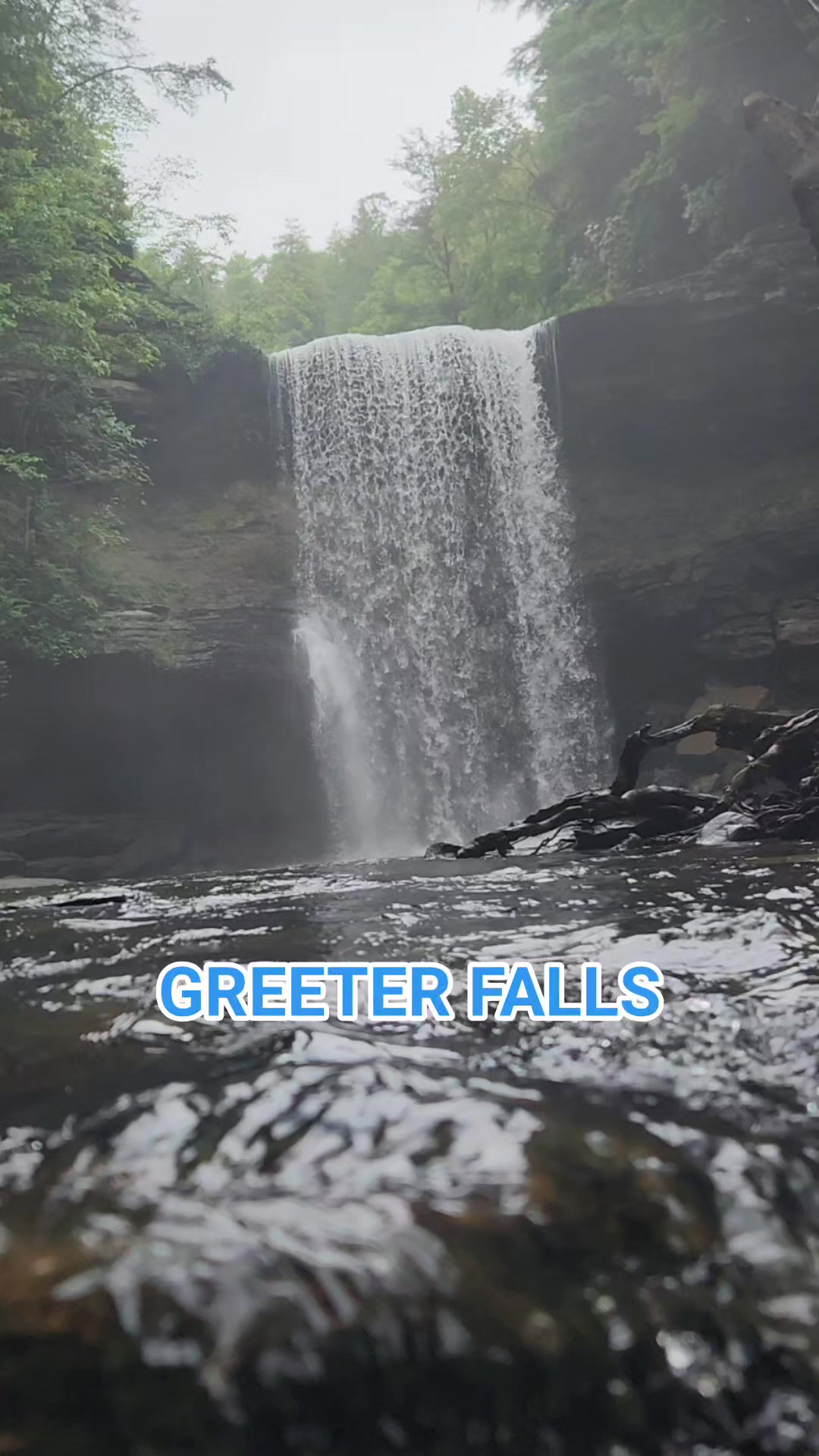 Greeter Falls is located at Savage Gulf State Park near Altamont ...