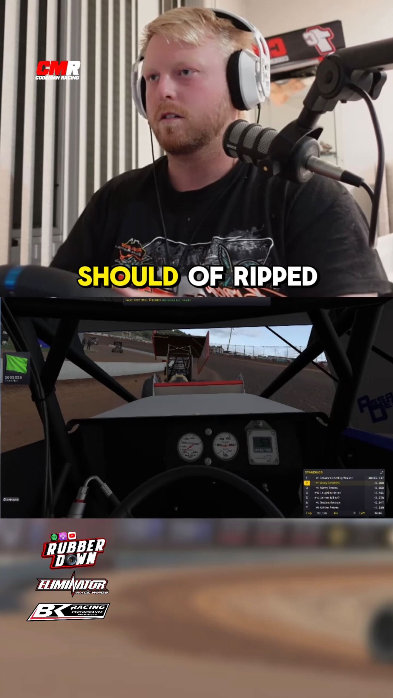 Had to dust the cobwebs of the wheel for this one 🤣 iRacing Lanier 360 ...
