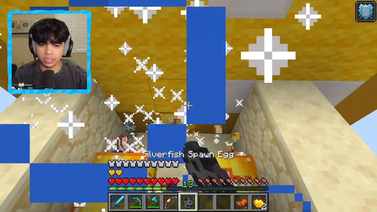 Minecraft, But Walking Spawns Lucky Blocks #wisp #new #viral