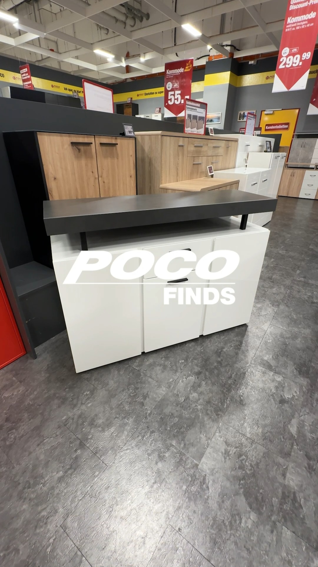Den Preis errät diesmal keiner! 😉, #sideboard #kommode #möbel #deko #wohnidee #BudgetFriendly #Schnäppchen #poco | POCO Einrichtungsmärkte