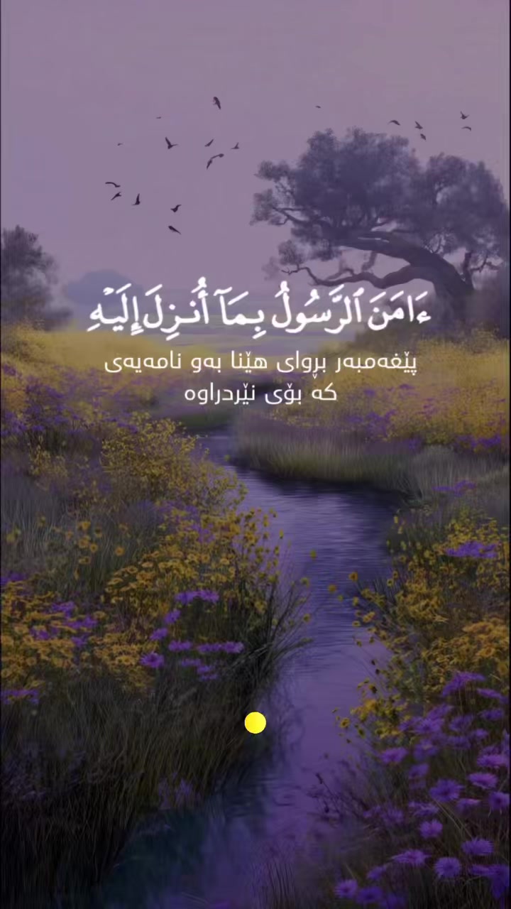 قورئان ئارامی دڵان🌻 #ئیلاھی ڕۆژێکی پڕ خێر و بەرەکەتمان بە نسیب بکە # ...