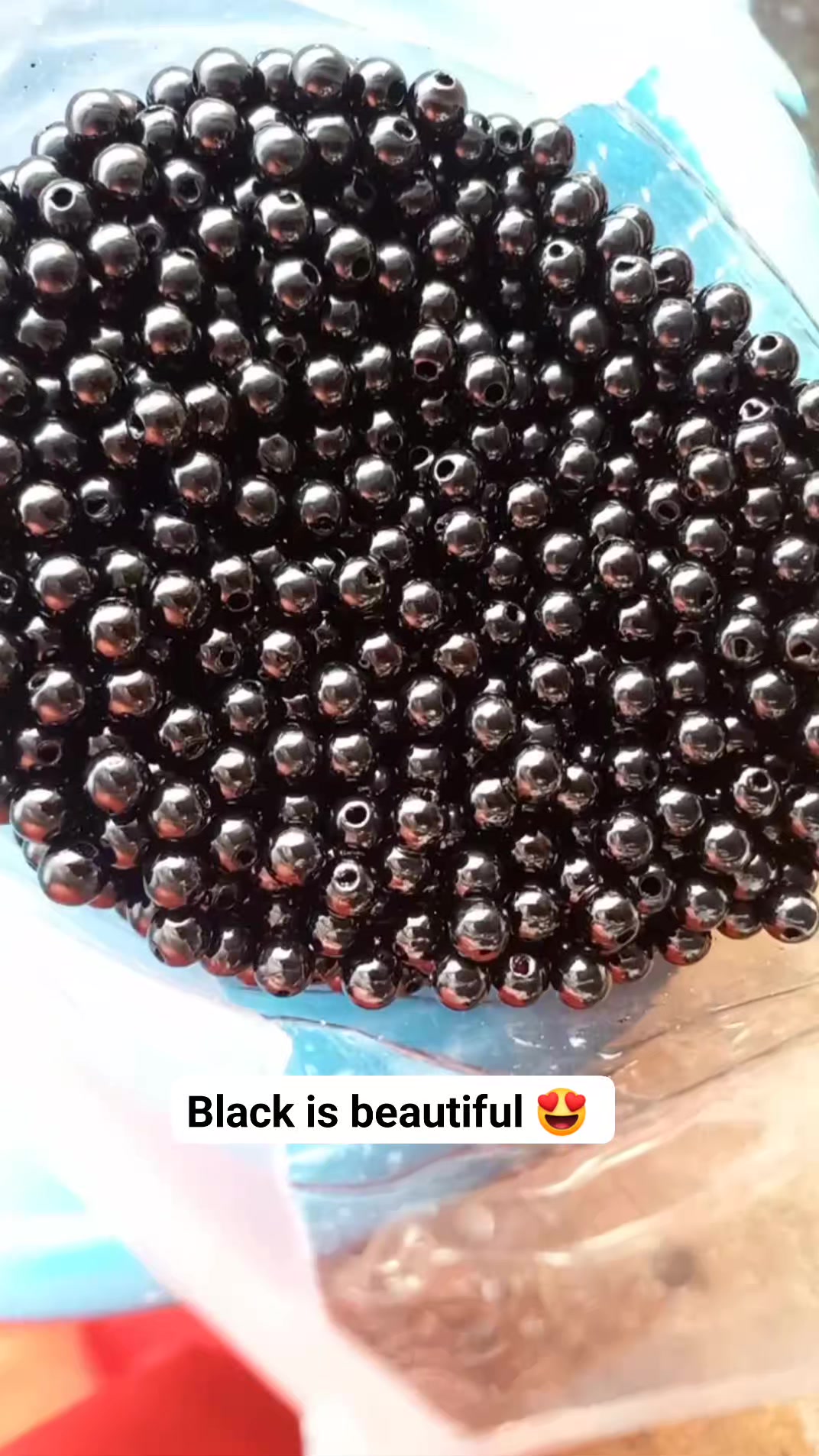 Black is beautiful 😍 🤩 #nicpatbeadscreation #beadslover #highlights # ...