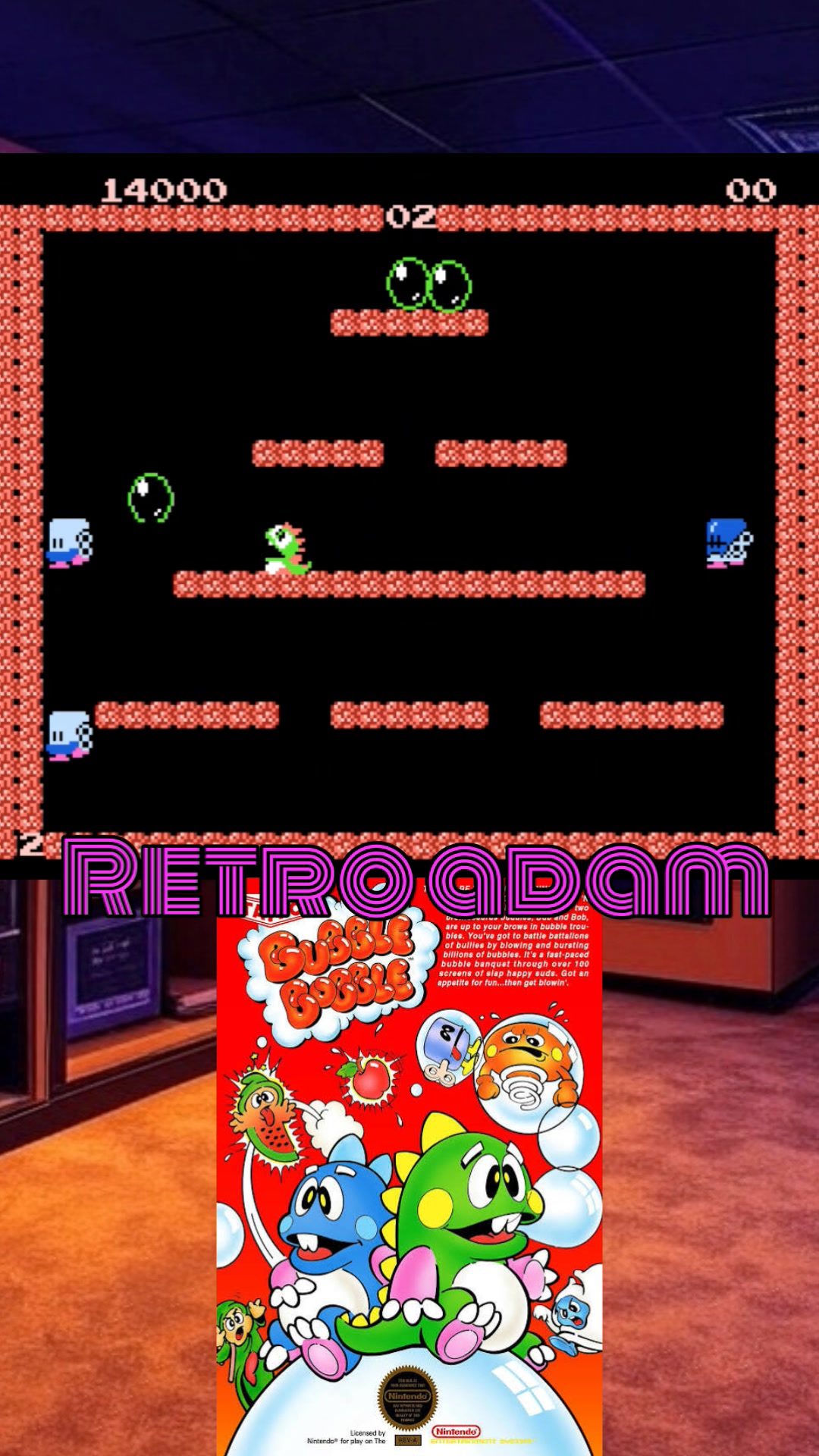 Bubble Bobble - NES (1988) Turn your sound on because I know this