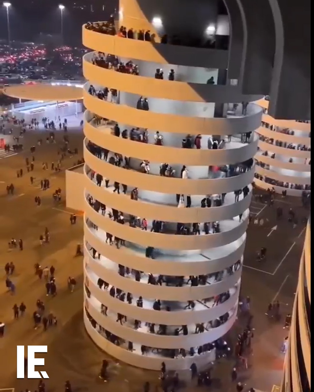 This building in the San Siro stadium in Milan is not rotating ...