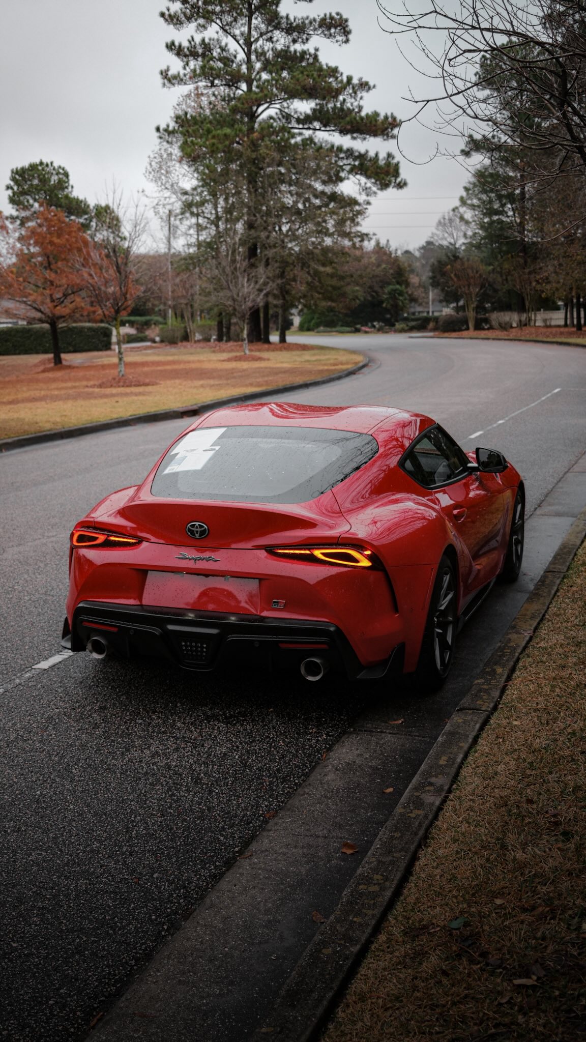 Our 2026 Toyota GR Supra 3.0 Premium 🥊 Renaissance Red, barely