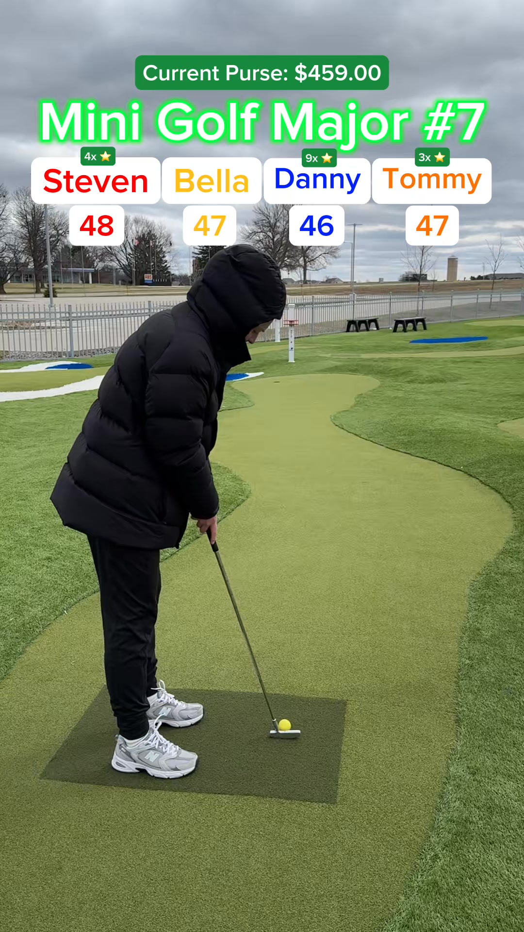 Mini Golf Major #7 Round 2, 18 holes (Holes 4-6) It’s close! #golf #fun ...