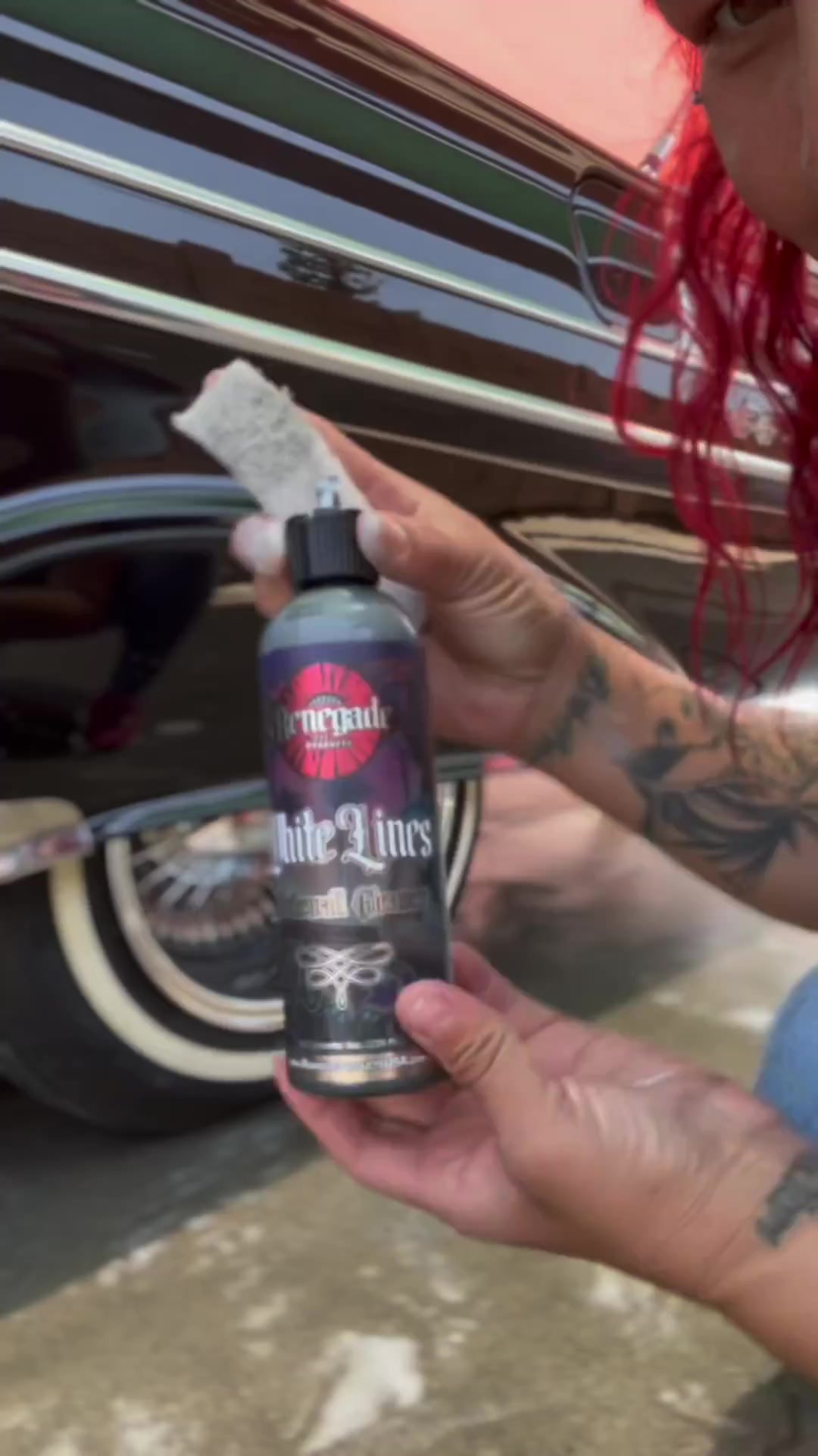 How do you clean your white wall tires and letters? Renegade White ...