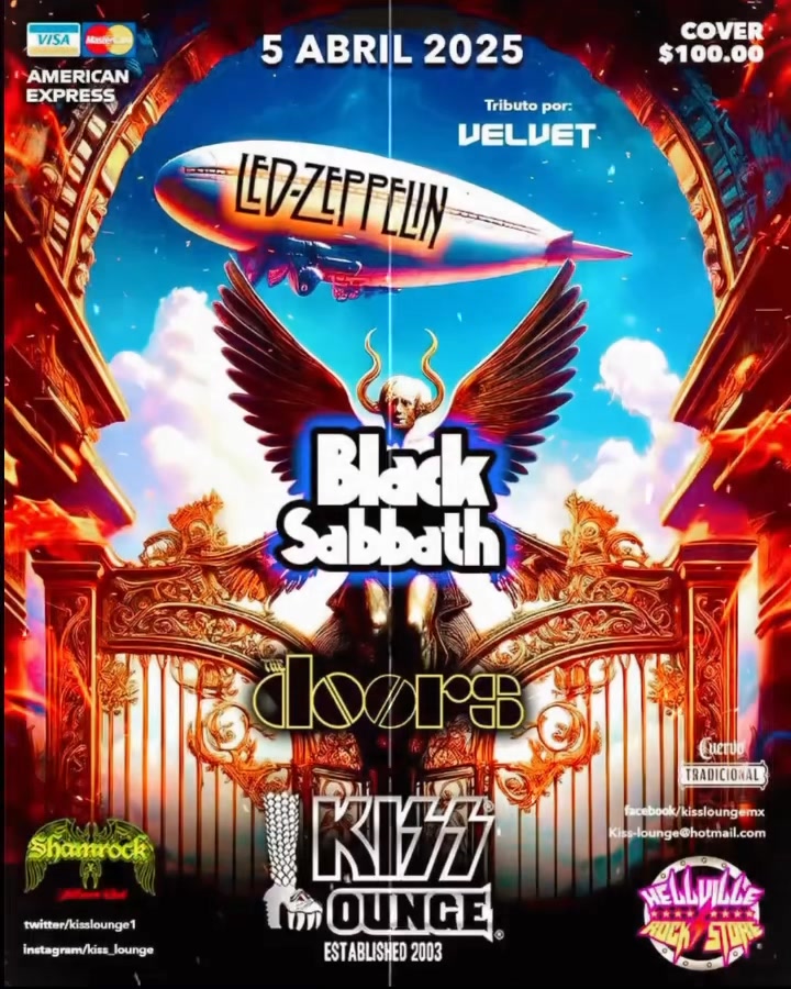 🔥ESTA MEGA MEGA NOCHE 🔥 THE DOORS,LED ZEPPELIN,BLACK SABBATH Y MÁS… 🔥 🤩 ...