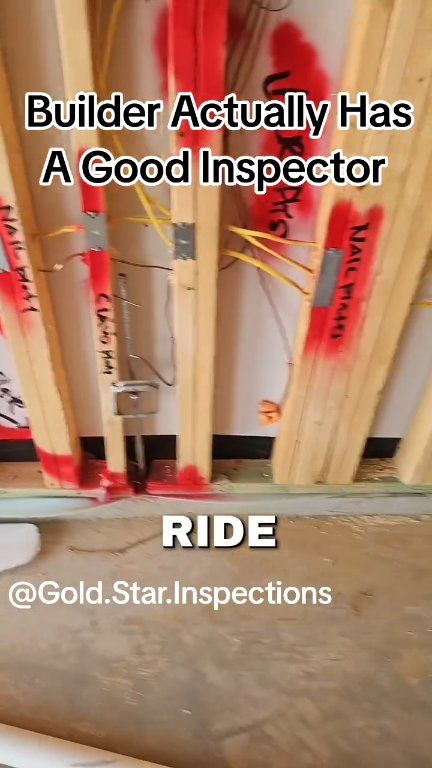 Builder Actually Has A Good Inspector #thataintright #newconstruction # ...