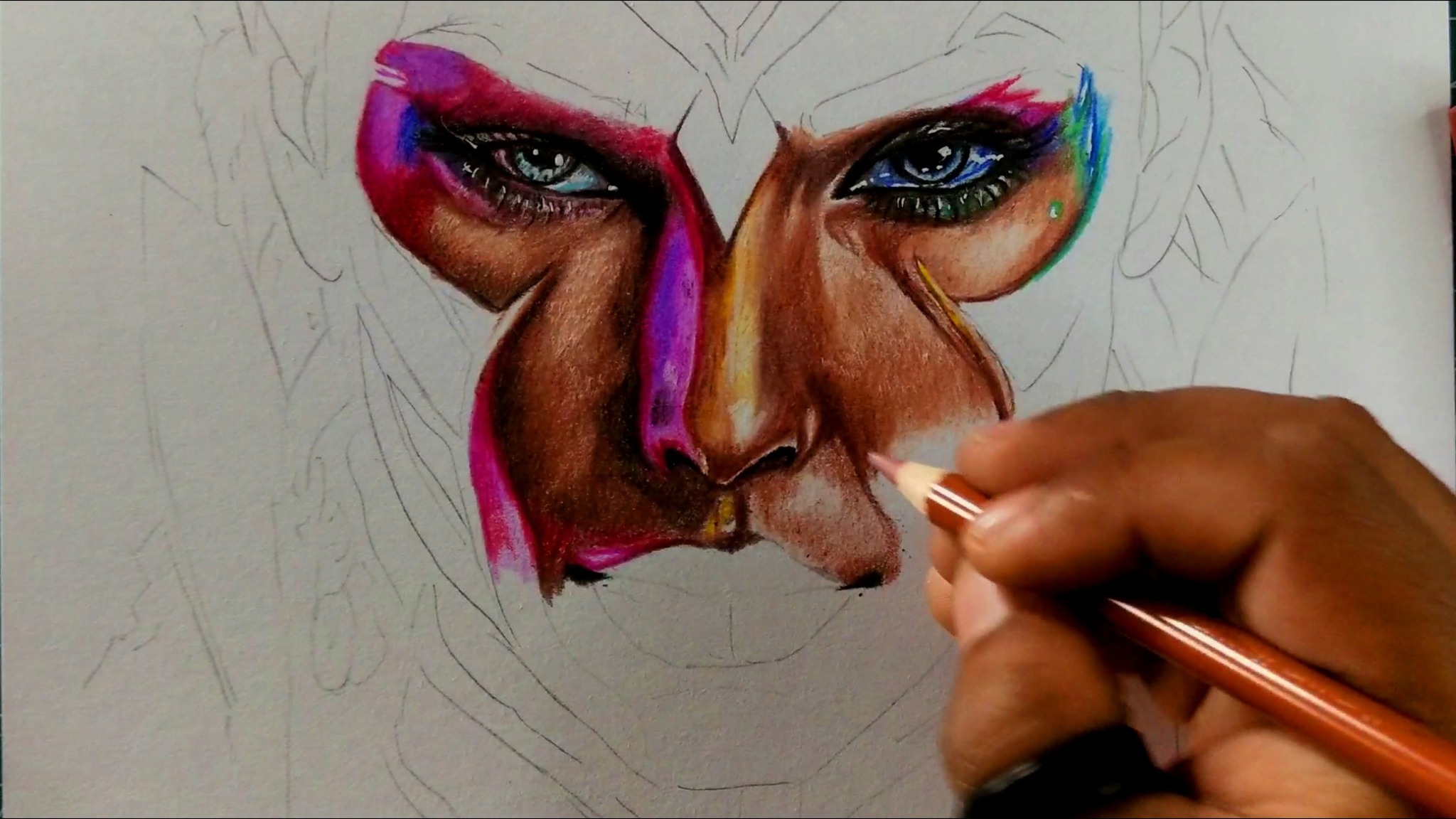 AMAZON PRINCESS DRAWING! ⚔️ Watch the satisfying time-lapse of this ...
