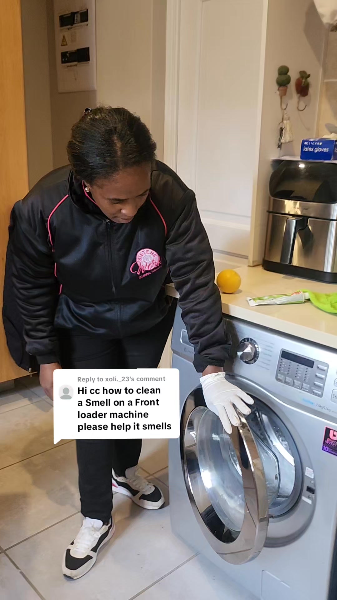 Please note when you finish using your washing machine live it open # ...