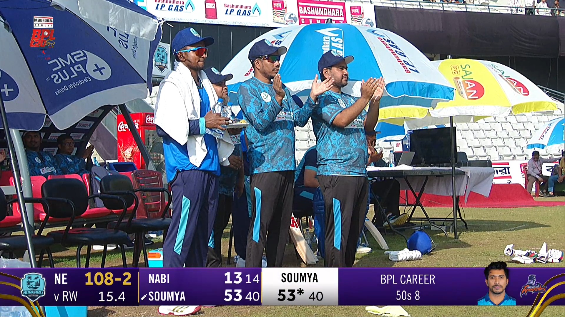 Fifty up for Soumya! 💥🏏 Clean hitting, great intent, and a key knock in ...