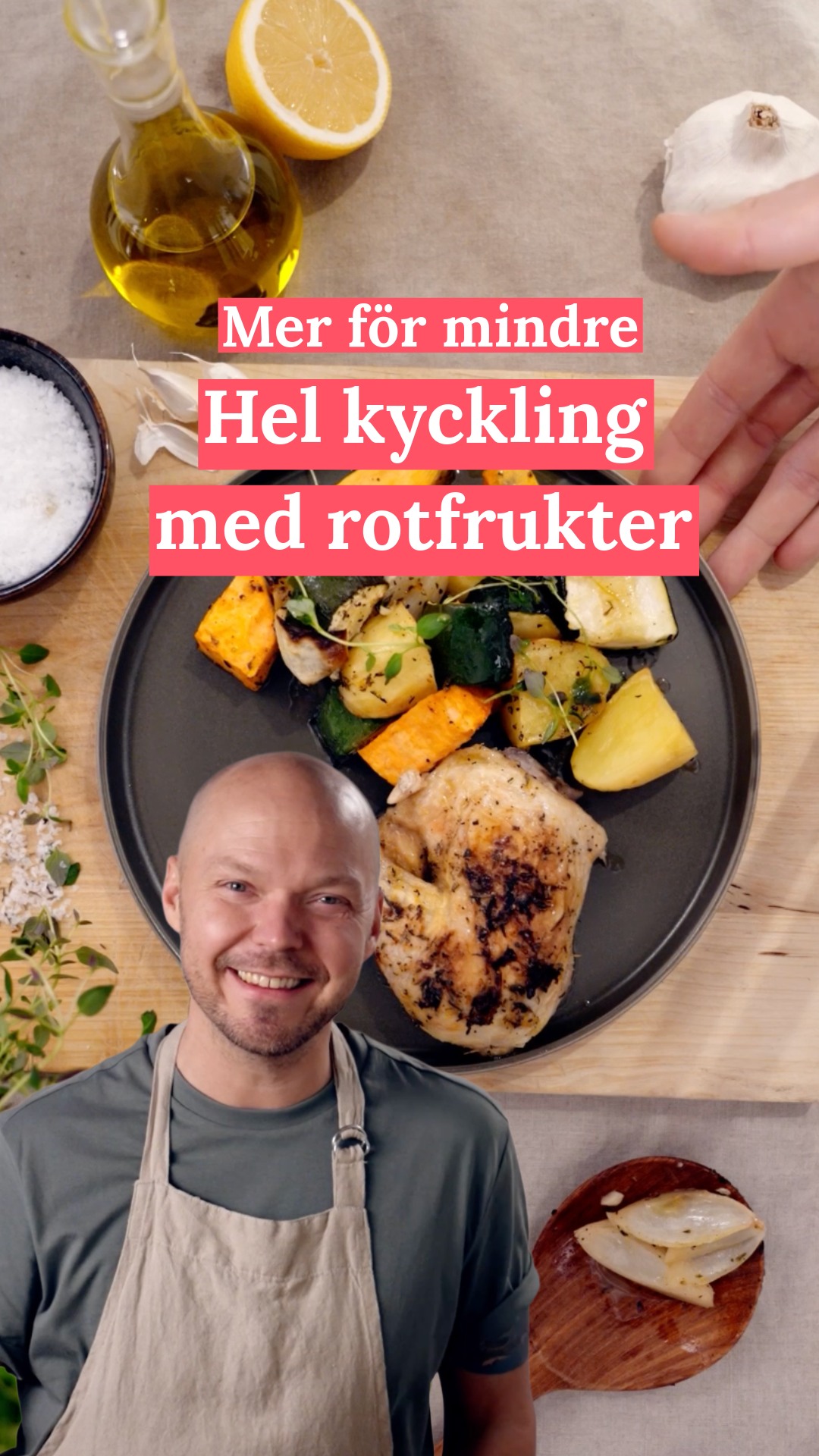 Fina Fredriks Fika! 🌸 Följ med och laga en saftig hel kyckling med en ...