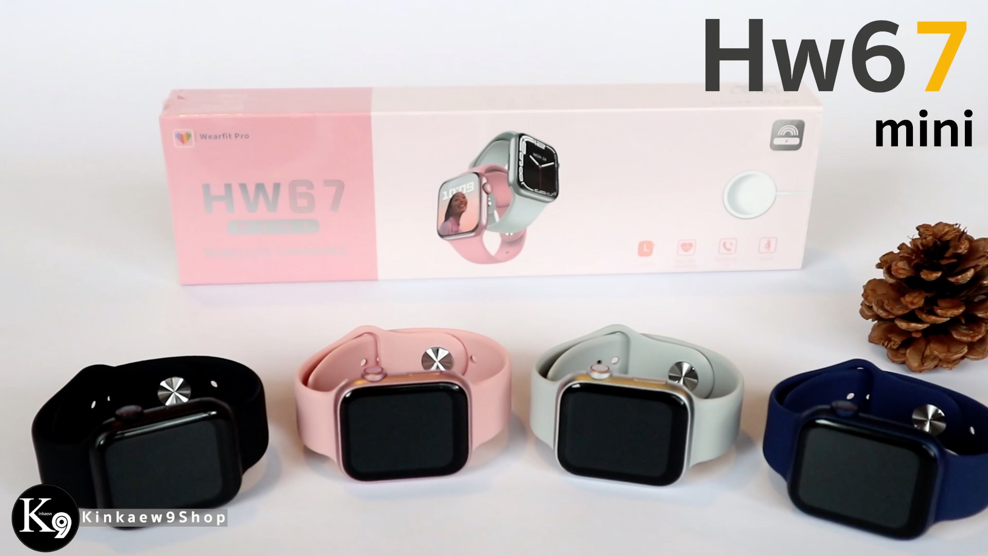 รีวิว Hw67 mini | Smartwatch นาฬิกาอัจฉริยะ นาฬิกาข้อมือ อุปกรณ์ 