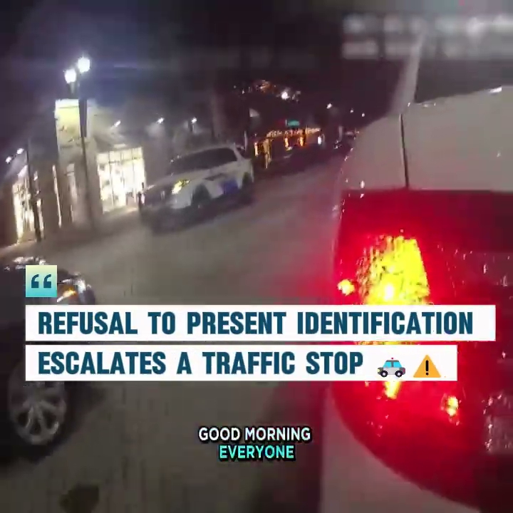 Refusal to Present Identification Escalates a Traffic Stop 🚓⚠️ A tense ...