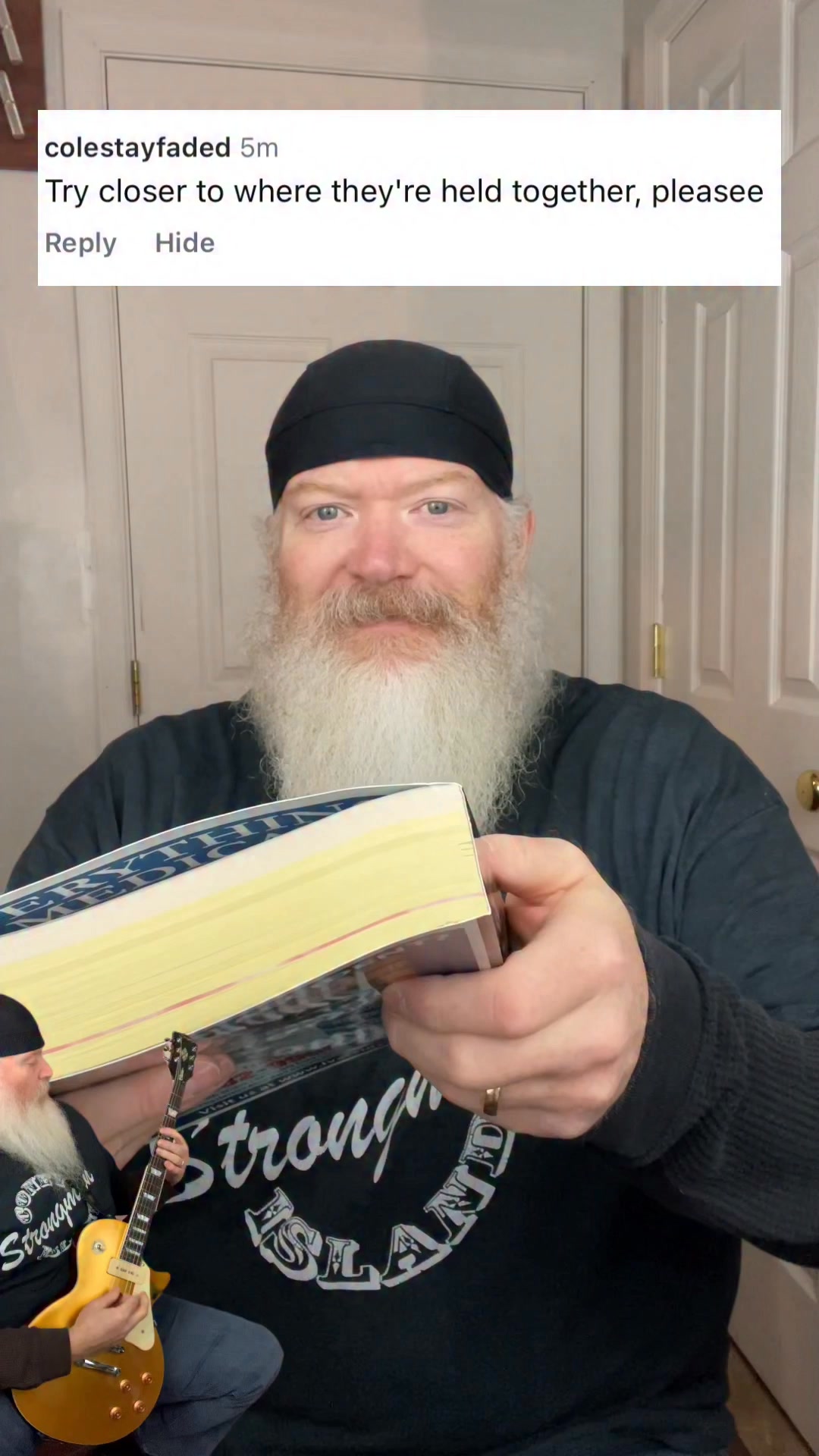 Beside the binding? 😎 #comment #request #books #guitar | Chris Rider ...