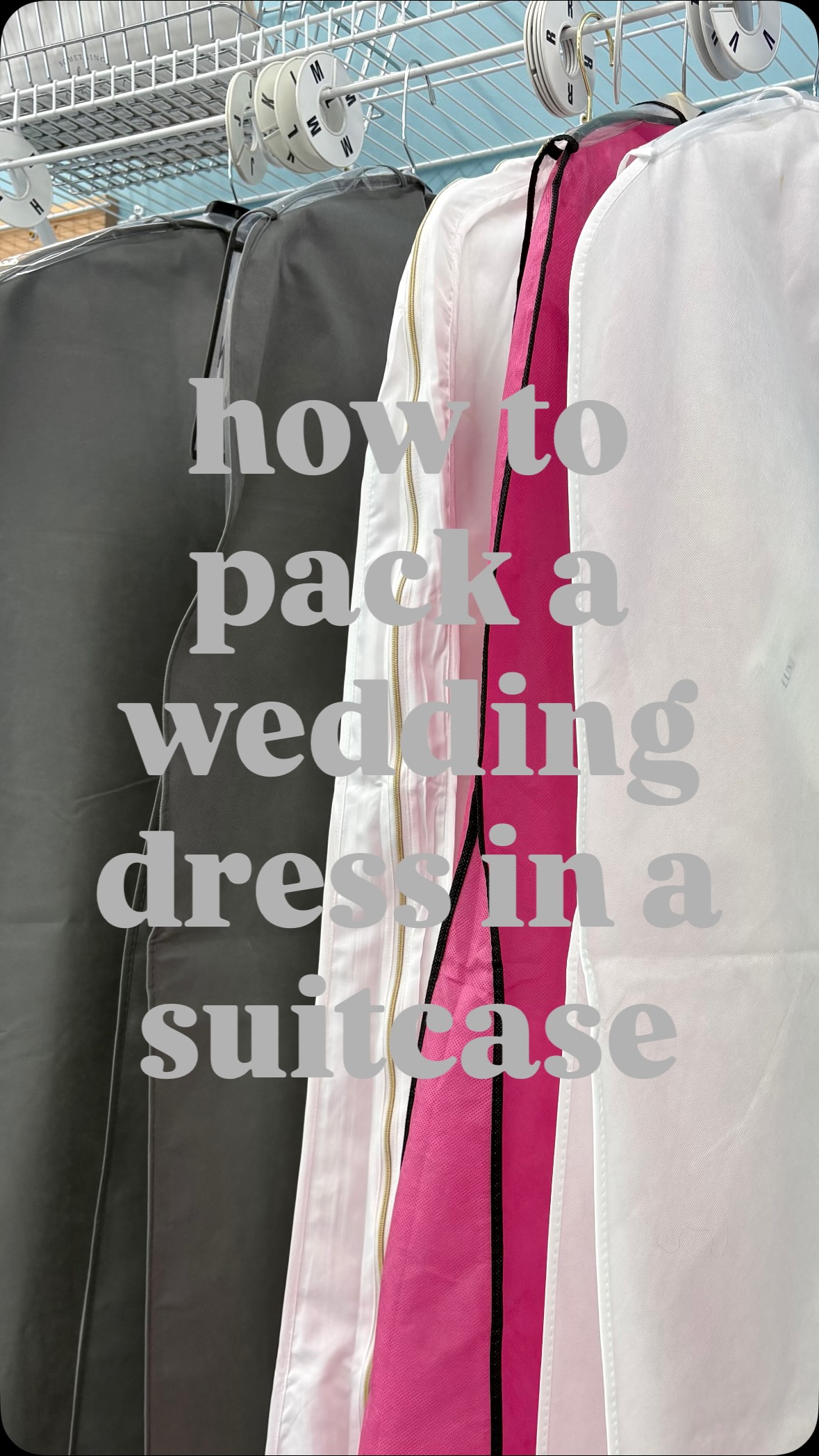 how to pack bridesmaid dress in suitcase Ever wondered a wedding a suitcase? Sarah shows you how! It can be scary packing your dress for a destination wedding, but following a few simple rules makes it not so bad Size:S(45-50kg;150-164cm