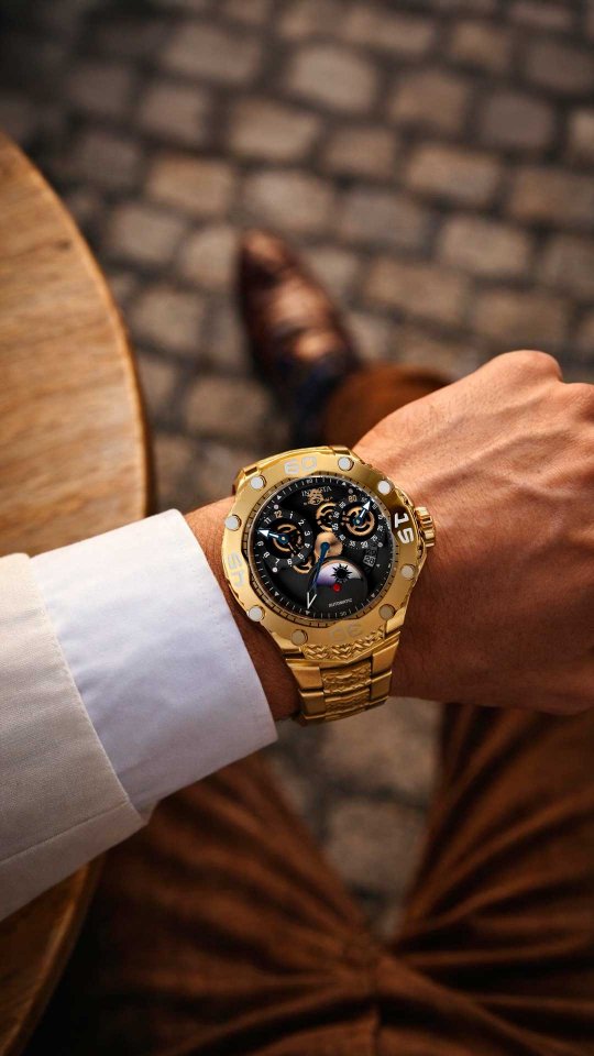 Invicta Subaqua Noma VIII 47569 is a full-gold powerhouse with a