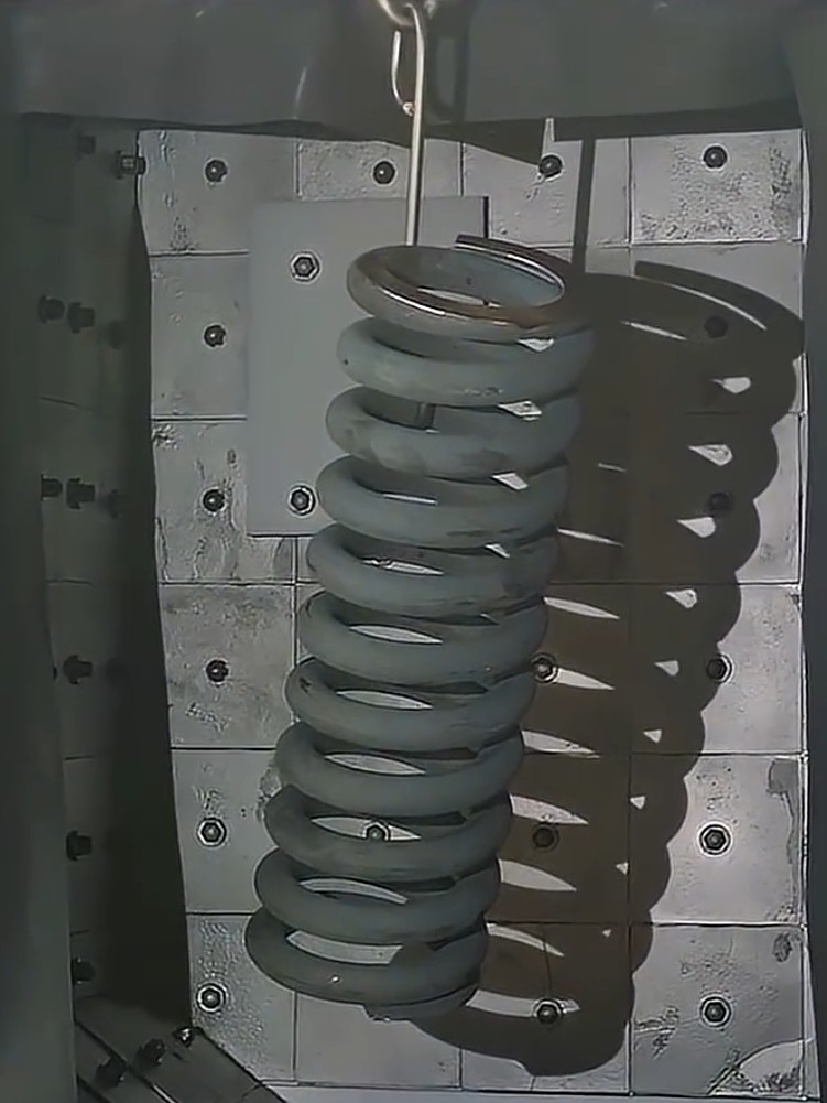 From Raw Iron Rod to Giant Pressure Spring Factory Process Revealed # ...