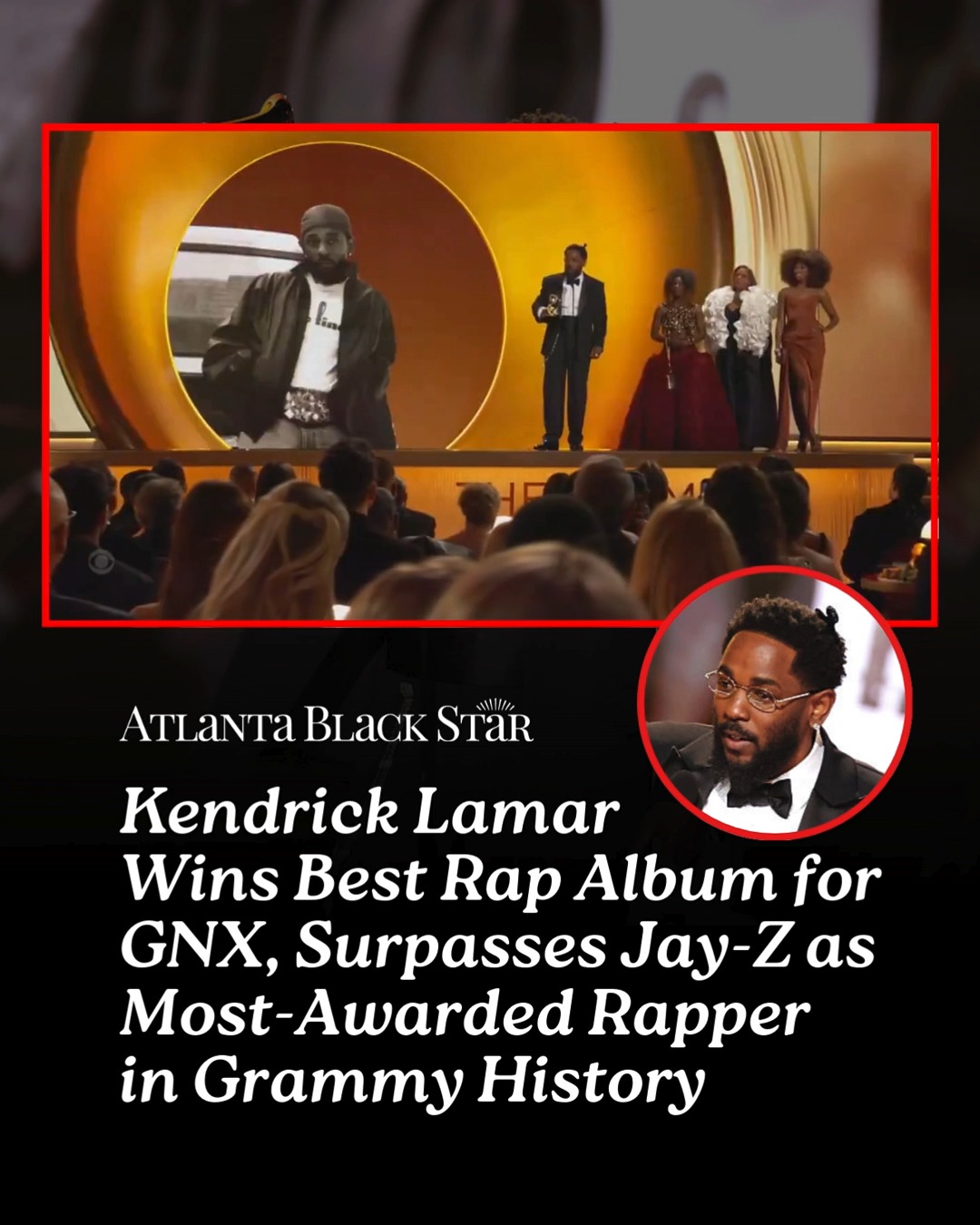Kendrick Lamar made Grammys history at the 68th Annual Awards, taking ...
