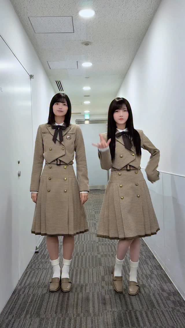 41st SG New Uniform👗✨ ⁡ #五百城茉央 #池田瑛紗 #乃木坂46