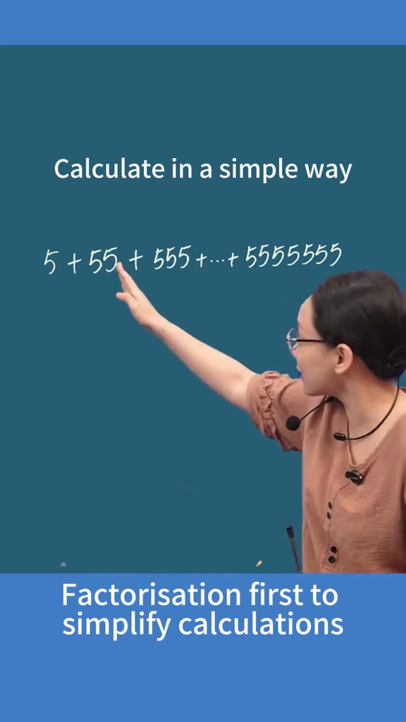 Factorization first to simplify calculations #education #thinking #math ...
