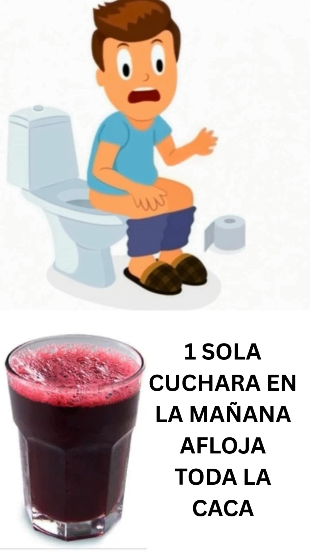 1 sola cuchara en la mañana afloja toda la caca de 7 días en 3 horas y ...