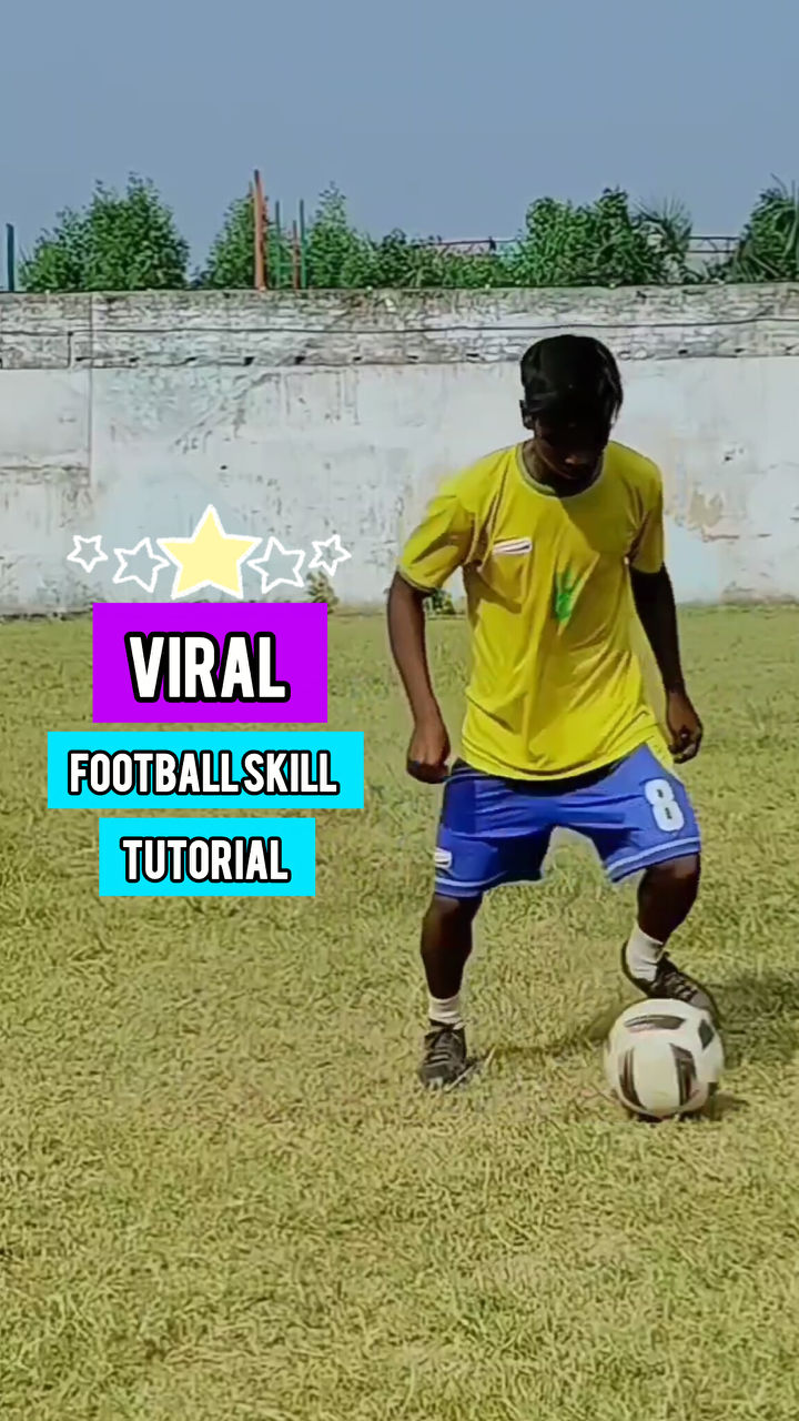 Viral Football Skill Tutorial ⚽🥵 ️ #football #skills #soccer #reels ...