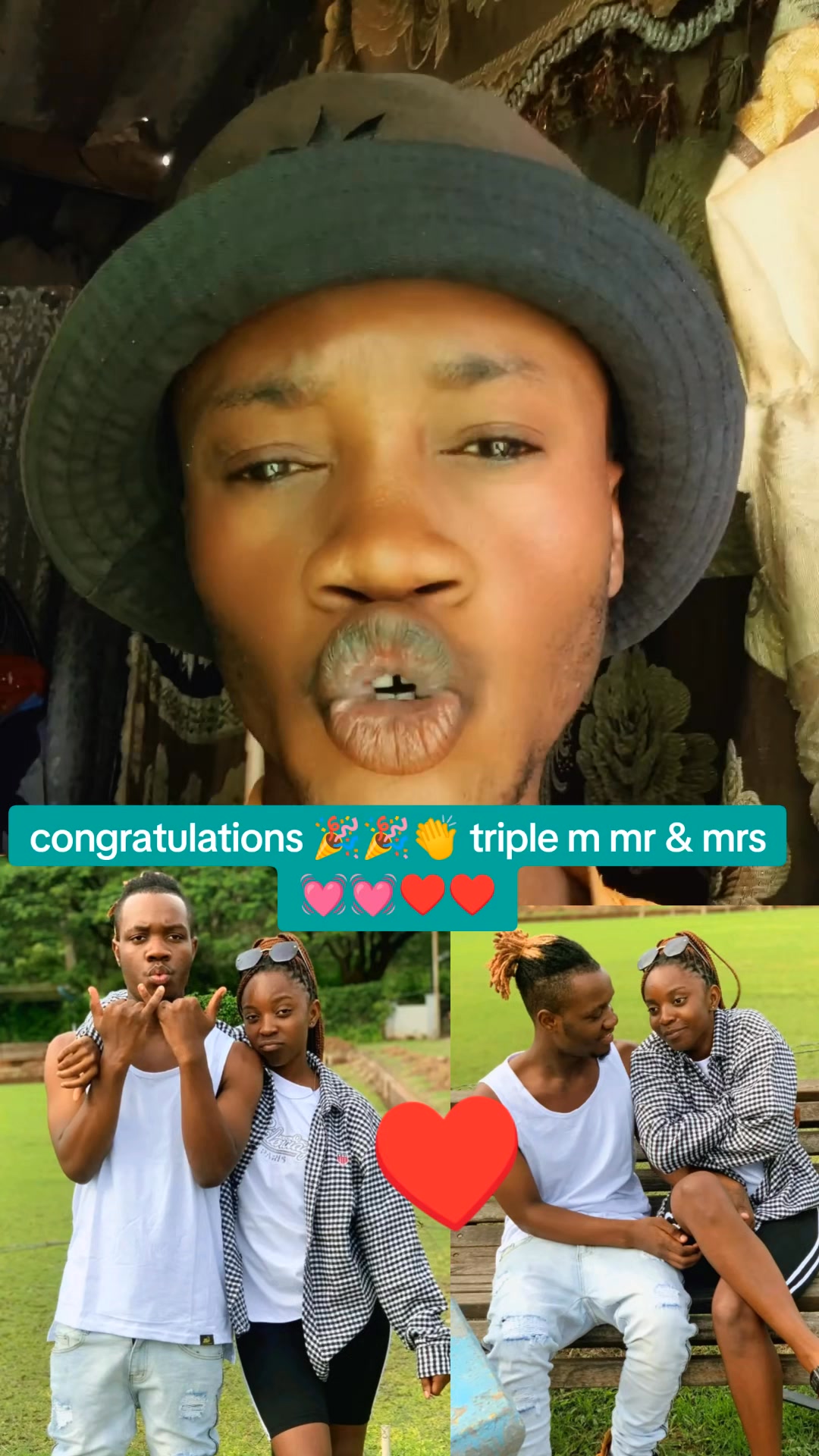 congratulations 🎉🎉👏 triple m mr & mrs 💓💓♥️♥️ | Real rappers NGEmpire ...