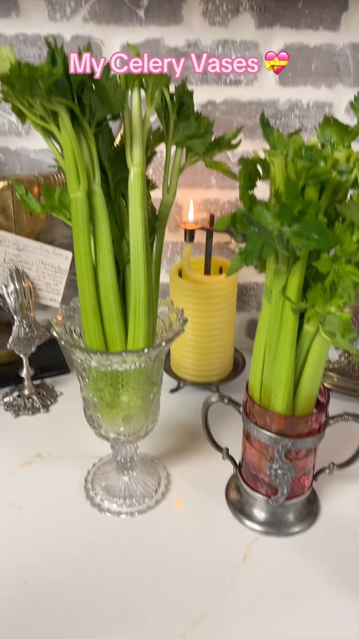 Do you have a celery vase? Did you know that is what it was? I love ...