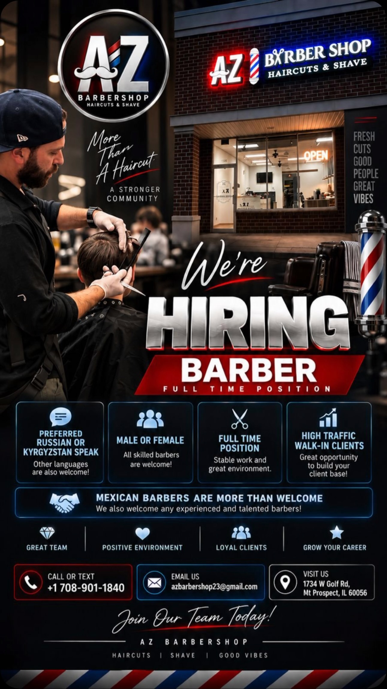 AZ Barbershop | Mount Prospect IL