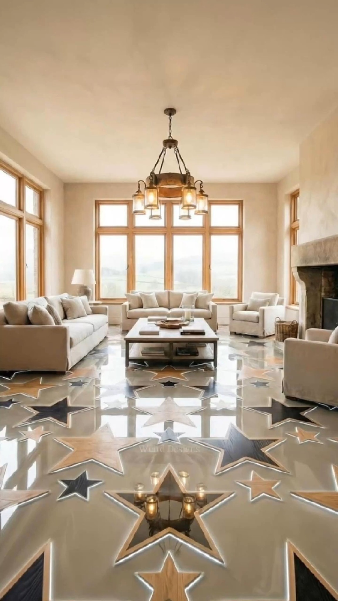 Beautiful view of Rustic Epoxy Floor