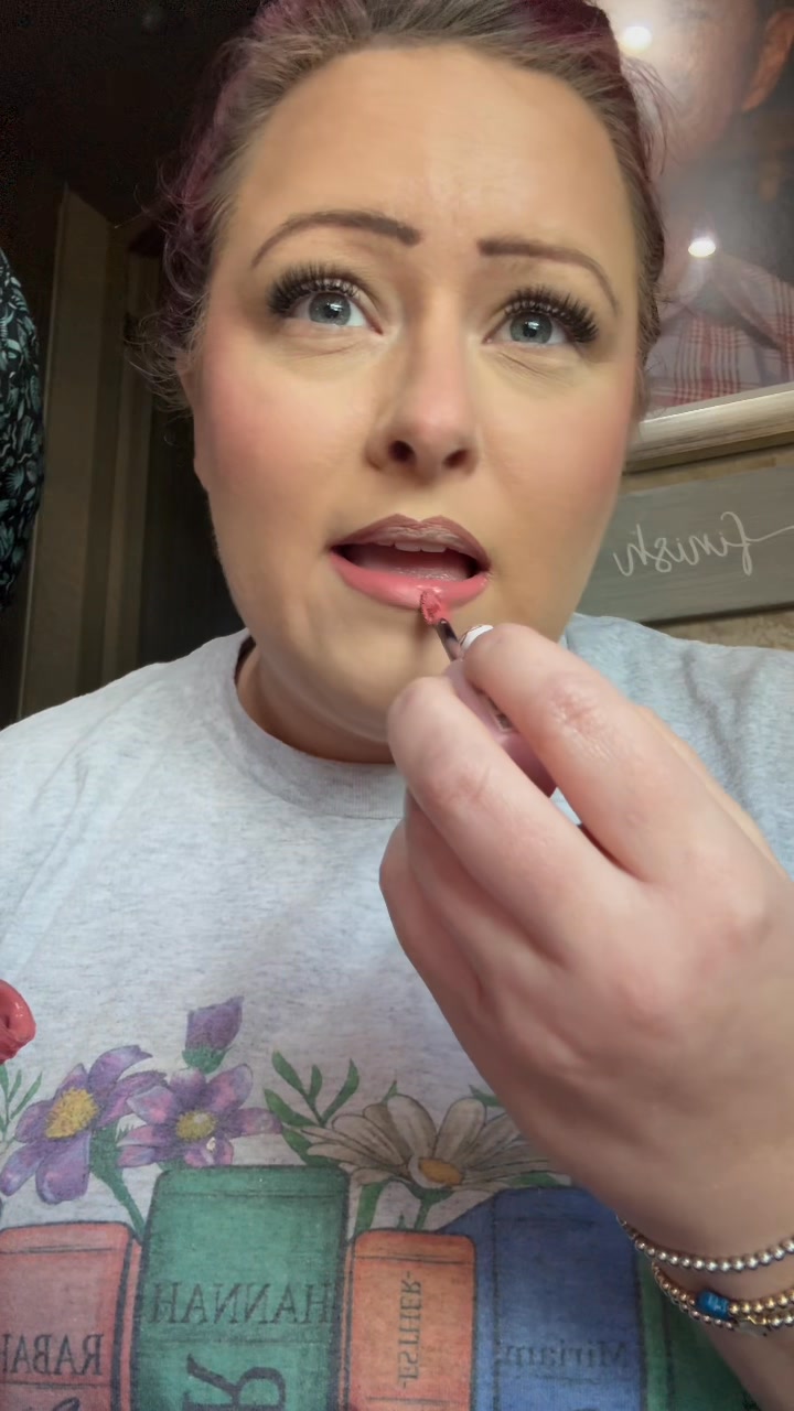 When you are trying to show someone your lip stick routine and you have ...