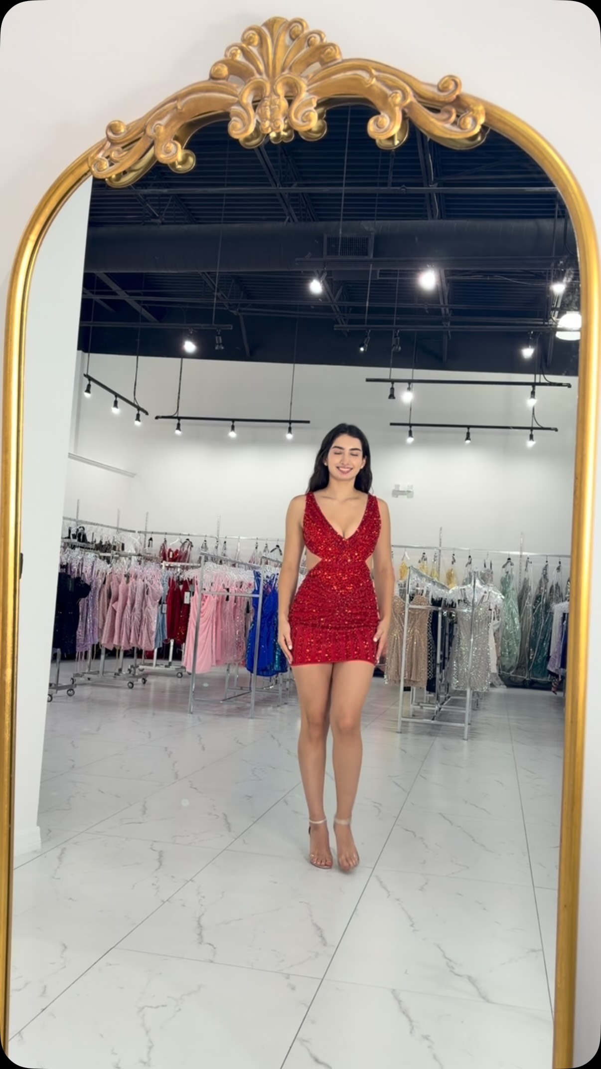 homecoming dresses in sandusky ohio ❗️NEW HOCO ARRIVALS❗️Book your appointment now and find your dress dress❤️#sayyestothedress #wesleychapel #red #hoco | Nikki's Glitz and Glam Boutique Christmas Pajamas Dress for Girls