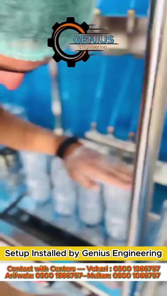 Water filtration plant installed by Genius Engineering 